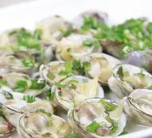 Scallion Oil Clams