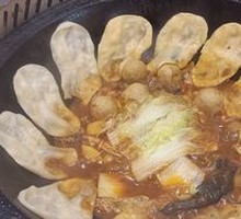 Pan-fried Dumpling Pancake