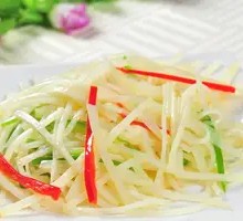 Sliced Potatoes with Green Pepper