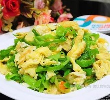 Egg with Green Pepper