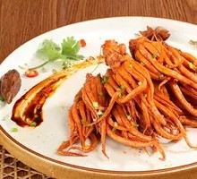 Braised Squid Tentacles