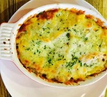 Curry Beef Brisket Rice Bake