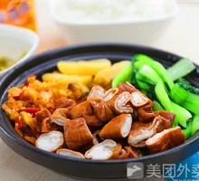 Braised Pork Intestine Rice
