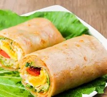 Potato Strips and Sausage Wrap