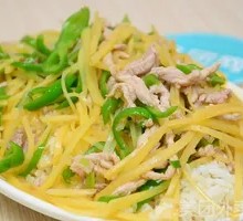 Potato and Pork Noodle Bowl