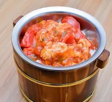 Tomato and Egg Bucket Rice