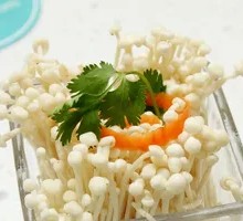 Cold-mixed Enoki Mushrooms