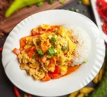 Sausage and Egg Rice Bowl