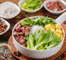 Old Duck and Bok Choy Noodle Soup