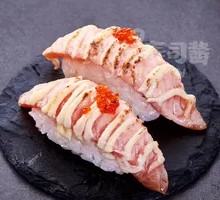 Grilled Salmon Sushi