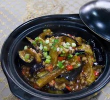 Minced Pork Eggplant Baozi Rice