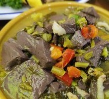 Stir-Fried Duck Blood