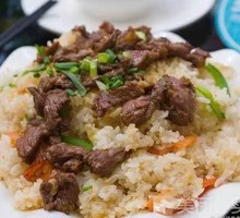 Egg and Beef Fried Rice