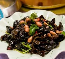 Cold-mixed black fungus