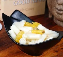 Pickled Pepper Lotus Root Tips