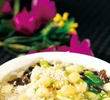 Black Vegetable Noodles