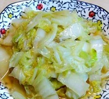 Napa Cabbage with Pork Lard Crumbs