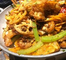 Spicy Frog Legs in Dry Pot