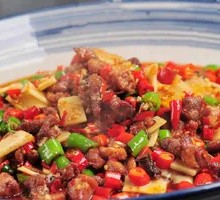 Young Ginger Stir-Fried Duck