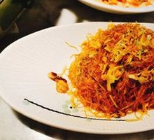 Stir-Fried Seafood with Rice Noodles