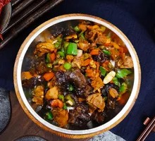 Double Meat Wooden Bucket Rice