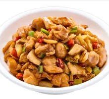 Fragrant Mushroom Pan-Fried Chicken