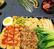 Braised Pork Rice with Shilin Large Chicken Cutlet Combo