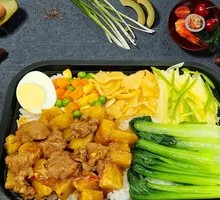 Potato and Beef Bento
