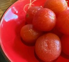 Plum-Brined Cherry Tomatoes