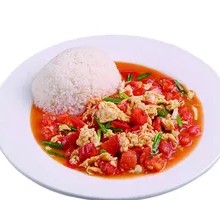 Tomato and Egg Rice Bowl