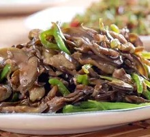 Eggplant with Green Pepper