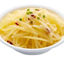 Sliced Potatoes with Green Pepper