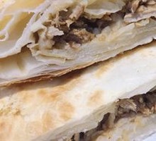 Chopped Pork in Flatbread