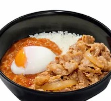 Hot Spring Egg Beef Eel Donburi