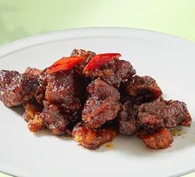 Black Pepper Beef and Potato Cubes