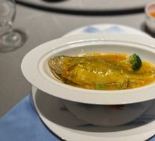 Steamed Yellow Croaker with Soup
