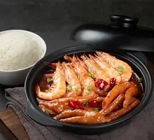 Shrimp and Chicken Claw Hot Pot
