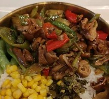 Spicy Pig Intestine Rice