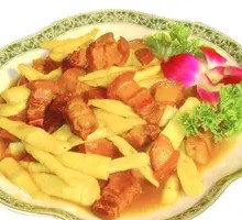 Braised Pork Belly with Bamboo Shoots