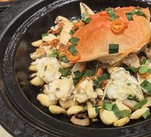 Stir-Fried珍宝蟹with Ginger and Scallion
