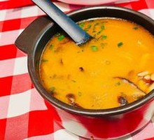Mushroom Soup with Buckwheat Noodles
