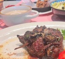 Thick Beef Steak with King Oyster Mushroom