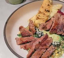 Pan-Seared Beef with Nuts and Rice Bowl