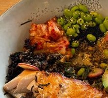 Pan-Seared Salmon with Japanese Bowl