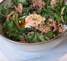 Hot Spring Egg Beef Rice