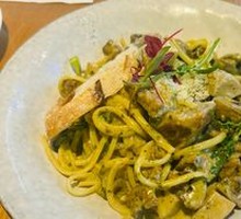 Creamy Mushroom Bacon Pasta