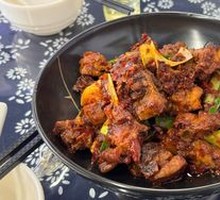 Spicy Chicken with Glutinous Rice Balls