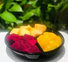 Three-Section Fruit Platter