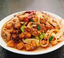 Spicy麻 Chicken Noodles