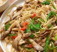 Mushroom and Meat Noodles